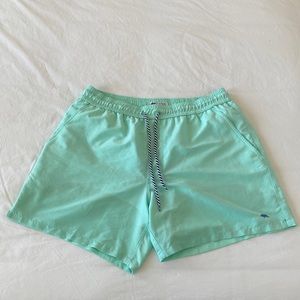Light Green Onward Reserve Large 7’ inseam Swim Trunks